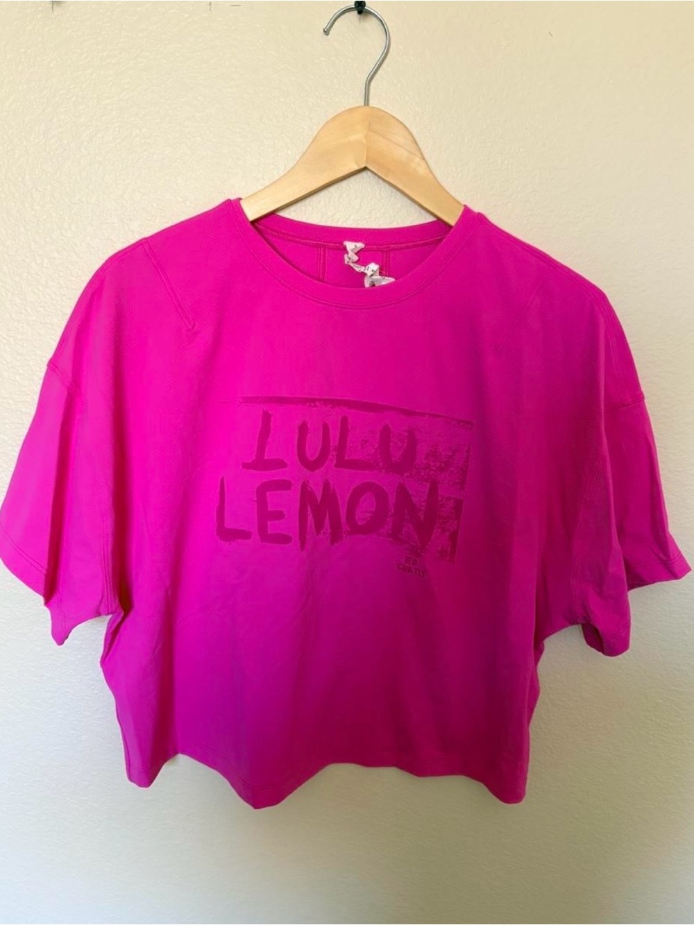 Lululemon Ed Curtis Cropped T-shirt
